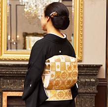 袋帯と小物のコーディネート