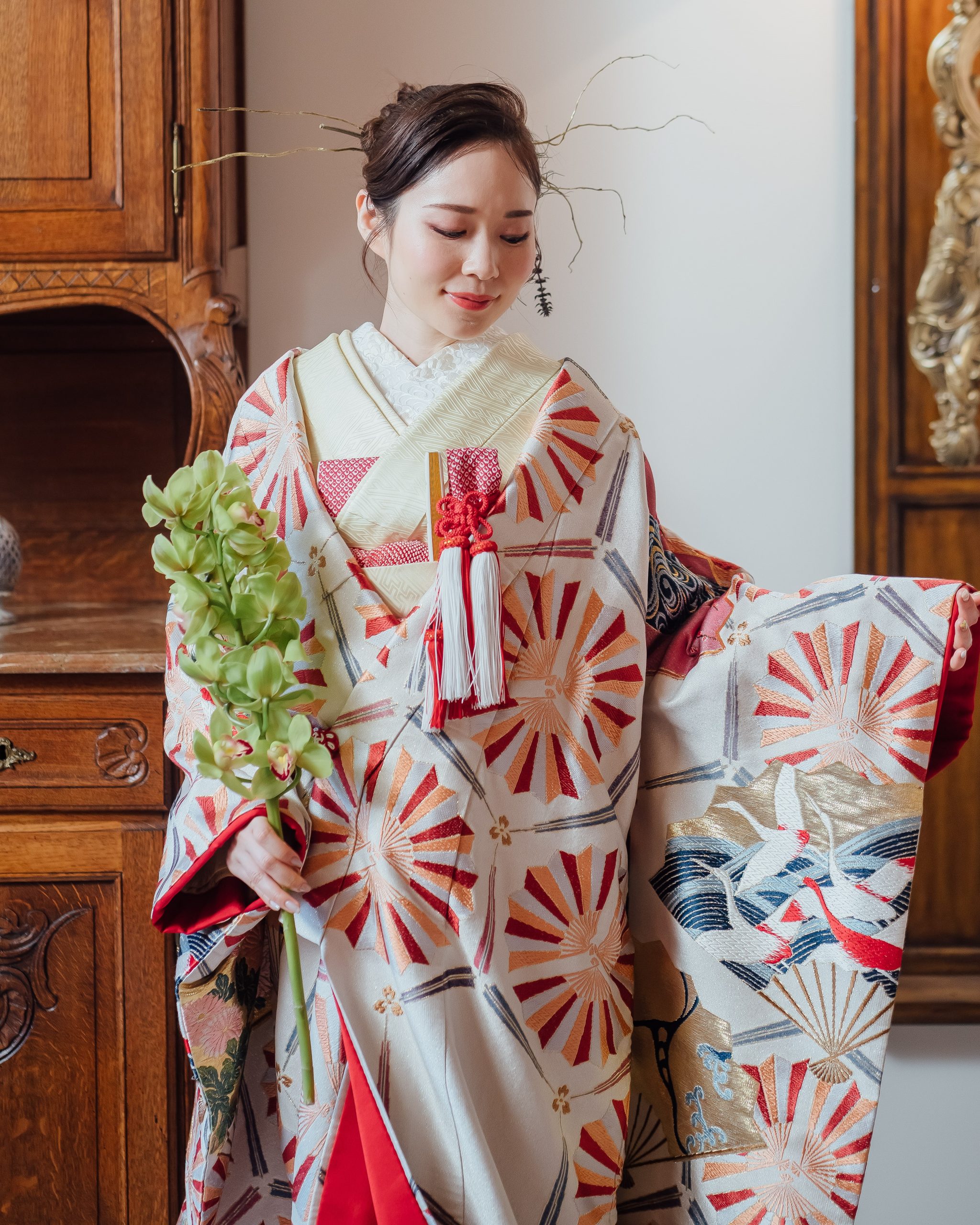 吉祥扇亀甲文 IKKO :: TAGAYA BRIDAL – 京都・大阪・神戸の結婚式 